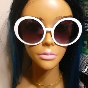 🤍Oversized Round White Sunglasses🤍